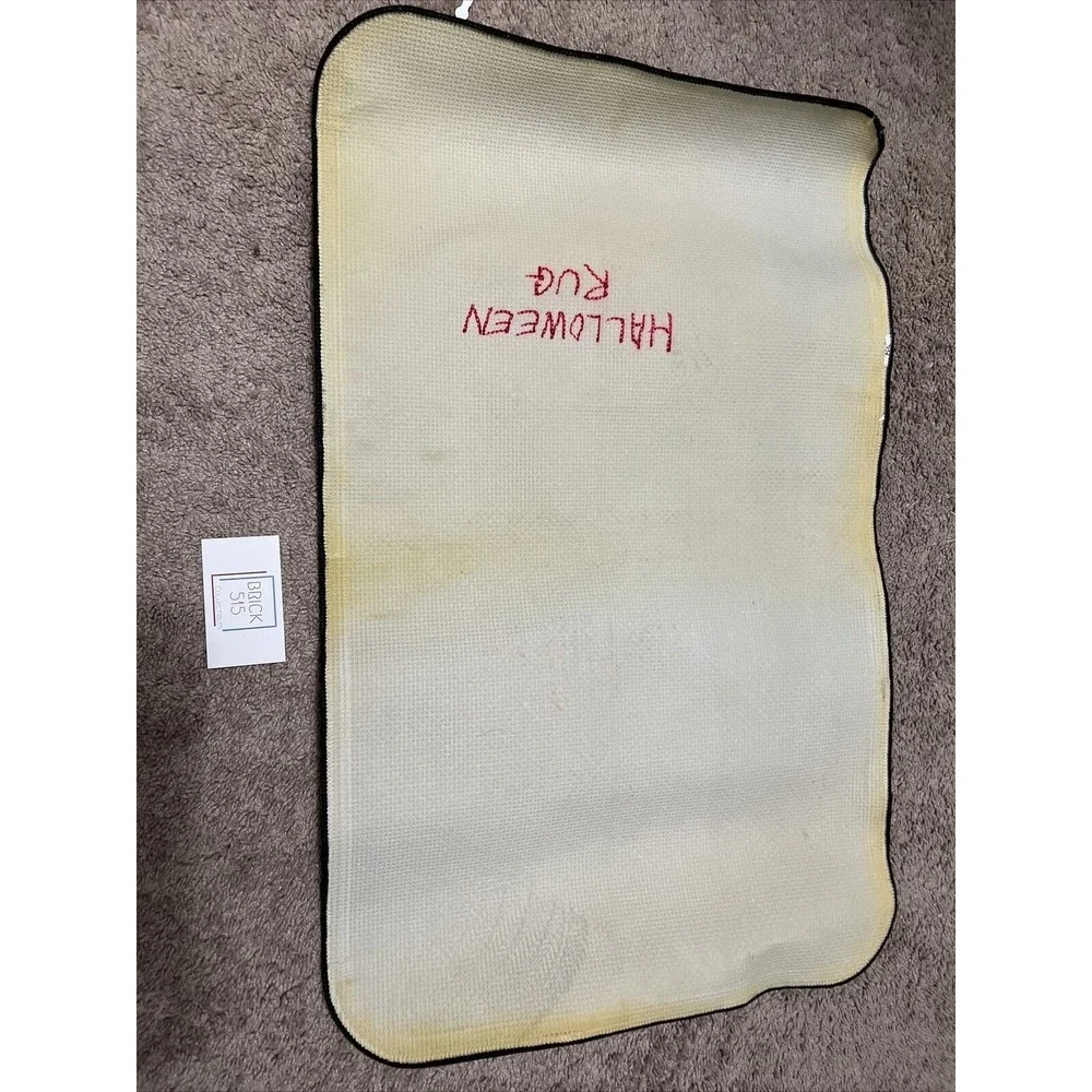 Halloween Themed Floor Mat Carpet: 29 In X 18 In